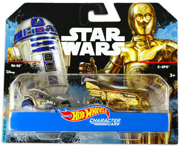 Star Wars R2-D2 & C-3PO Character Cars *UUSI*
