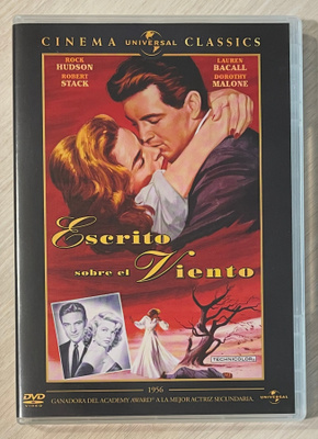 Tuuleen kirjoitettu (1956) Rock Hudson, Lauren Bacall (UUSI)
