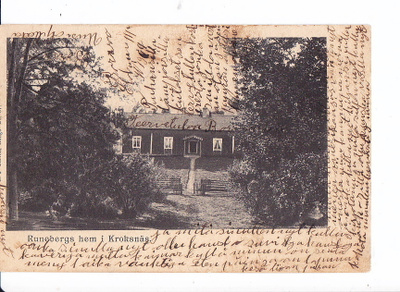 VANHA Postikortti Porvoo Kroksnäs 1904