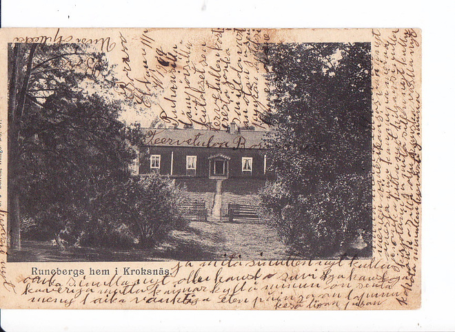 VANHA Postikortti Porvoo Kroksnäs 1904
