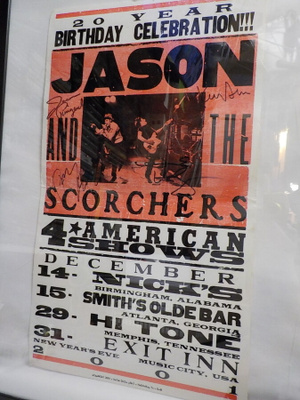 JASON AND THE SCORCHERS KEIKKAJULISTE NIMMAREILLA