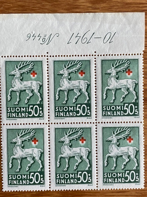 PR 1942 50PENNIÄ+5PENNIÄ NUMERO KUUSILO**