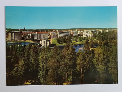 Kajaani - vanha postikortti 60/70-luvulta