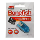 Reekin Bonefish USB2 Kortinlukija microSDHC, eri värejä UUSI - pikkukuva 3