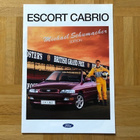 Esite Ford Escort mk5 Cabrio Schumacher Edition 1993 - pikkukuva 1