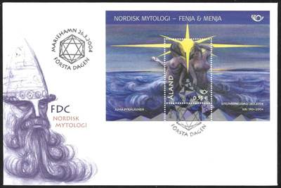 FDC Åland 2004 ÅBL 5 Pohjola Mytologoa LaPe ÅL 232