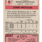 Purkkakuva Jalkapallo n:o 26 JOHN HICKTON. Middlesbrough - pikkukuva 2