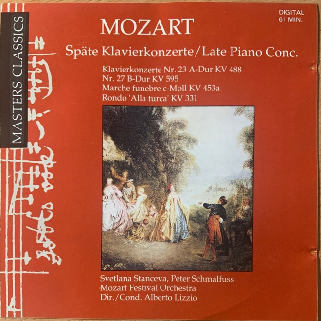 Wolfgang Amadeus Mozart – Späte Klavierkonzerte CD