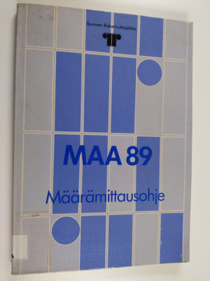 Maa 89 : määrämittausohje