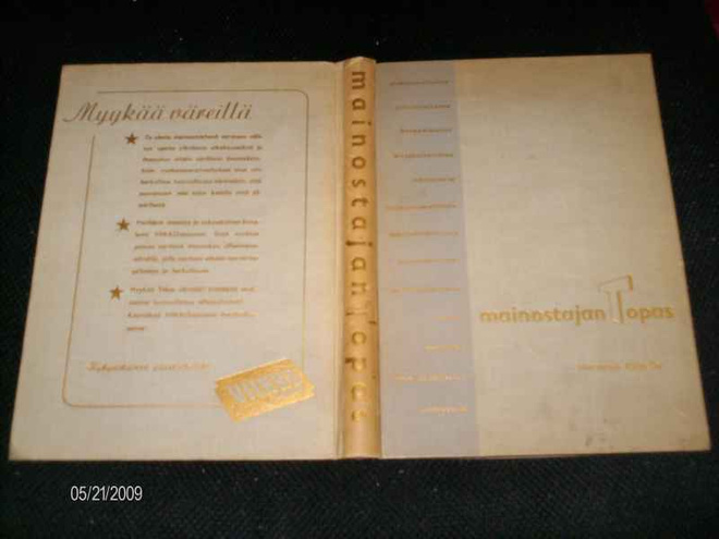 Sakari Lappi-Seppälä ym: Mainostajan T-opas (1p.1949) Sis.pk