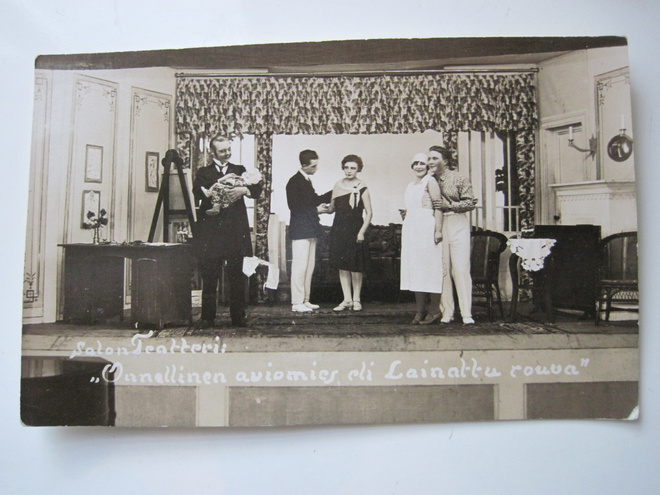 VANHA Postikortti Salo Teatteri 1920-luku