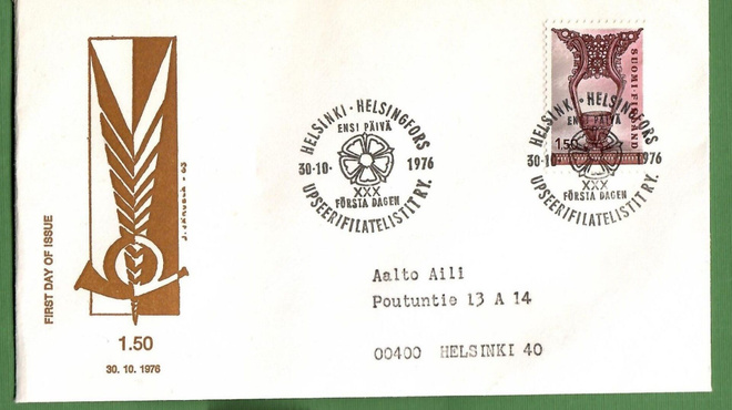 FDC-Kinkerikousa 30.10.1976 (100)