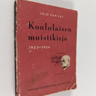Yrjö Karilas : Koululaisen muistikirja 1953-1954 - pikkukuva 1