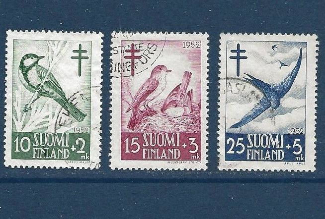 1952 Tuberkuloosi, leimattu sarja
