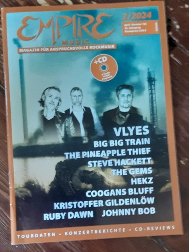 Empire Music Proge-lehti nr. 155 2/2024, saksankielinen