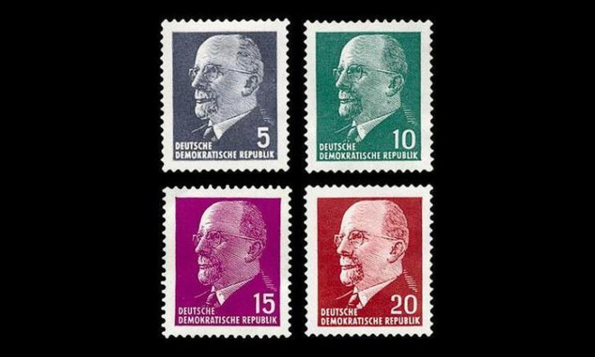 DDR 845-8x ** Käyttösarja Ulbricht (1961)