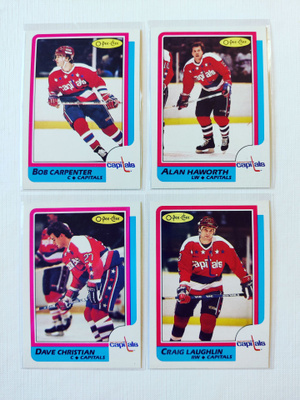 86-87 Opc - Washington Capitals 4kpl