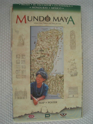 Kartta juliste Mundo Maya – maya maailma