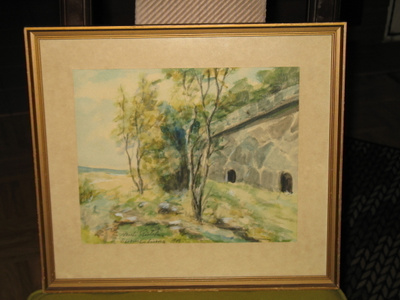 PAULI "PAUL" RISTOLA: AKVARELLI SUOMENLINNA