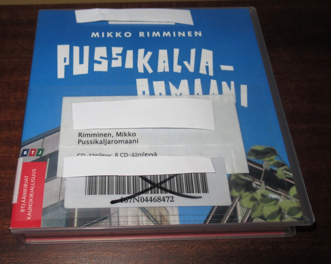 Pussikaljaromaani 8cd äänikirja