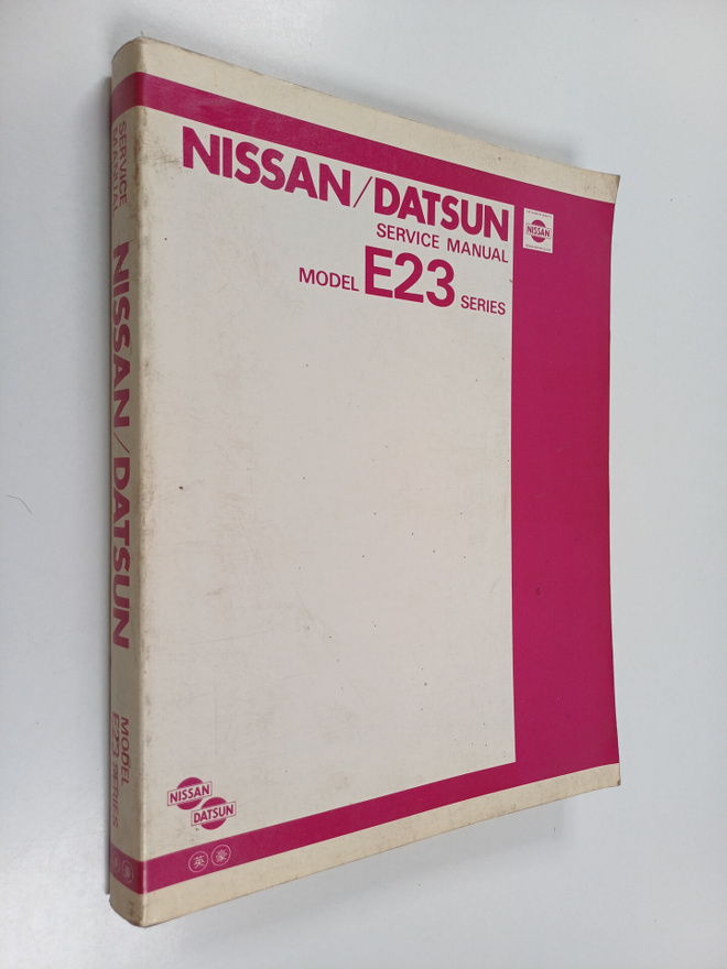 Nissan/Datsun service manual : Model E23 series