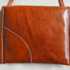 KIRJEKUORILAUKKU, konjakki, 18 x 15 cm, VINTAGE - pikkukuva 3