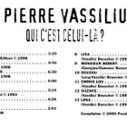 PIERRE VASSILIU  ::  Qui C'Est Celui-Là ? ::  CD ALBUM  2000 - pikkukuva 4