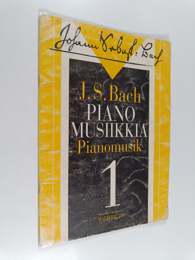 J. S. Bach : Pianomusiikkia 1 = Pianomusik 1