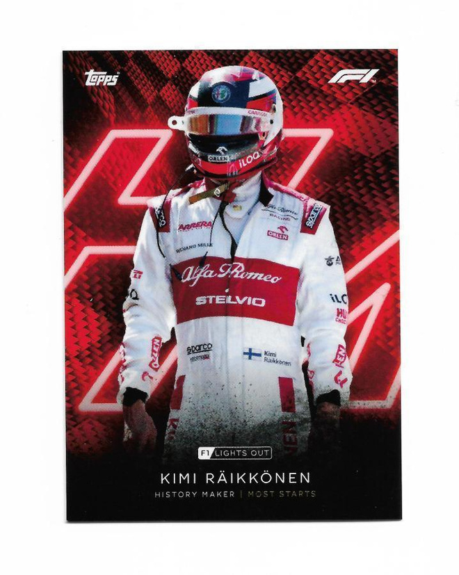 2021 Topps F1 Lights Out Demand Kimi Räikkönen