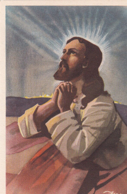 Eeli Jaatinen. Jeesus rukoilee ,  e107