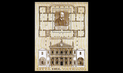 Vatikaani 1625BL31 ** Arkkitehti Andrea Palladio (2008)