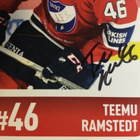 TEEMU RAMSTEDT-HIFK. KERÄILYKORTTI. AITO NIMIKIRJOITUS ! - pikkukuva 2