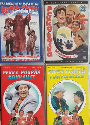 Pekka Puupää 2 kpl+ Pekka ja Pätkä 2 kpl -DVD