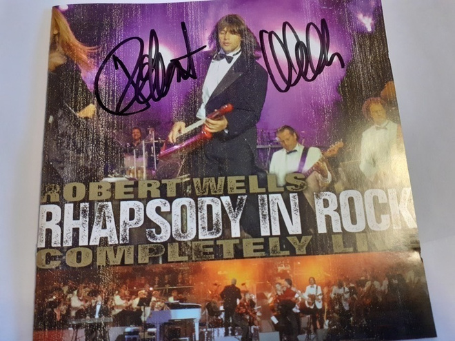 Robert Wells - Rhapsody In Rock - Completely Live CD Nimmari