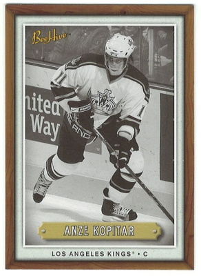 06-07 Bee Hive Wood #125 Anze Kopitar Parallel Rookie RC