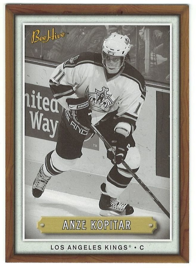 06-07 Bee Hive Wood #125 Anze Kopitar Parallel Rookie RC