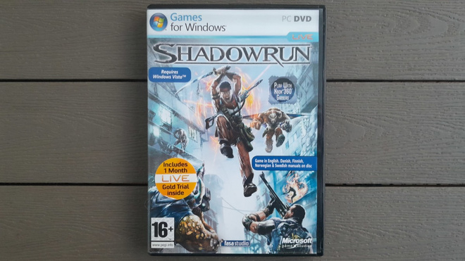PC DVD: Shadowrun peli (2007)