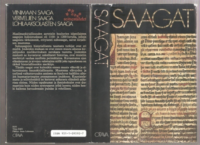 [ Mäntylä, Jyrki ]: Saagat, Otava 1987, skp, K3