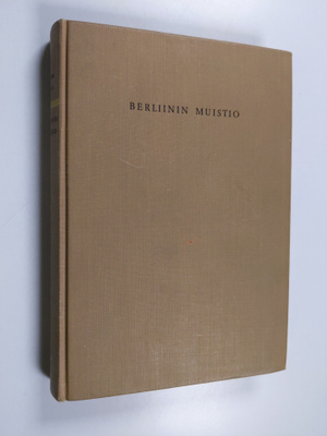 Adam Hall : Berliinin muistio
