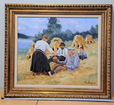 Yrjö Mustonen, öljyvärimaalaus.