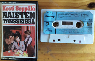 KOSTI SEPPÄLÄ-NAISTEN TANSSEISSA-Kasetti, FK 5048, FINNLEVY