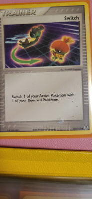 Switch #102 Ex Fire Red & Leaf Green Pokemon Card