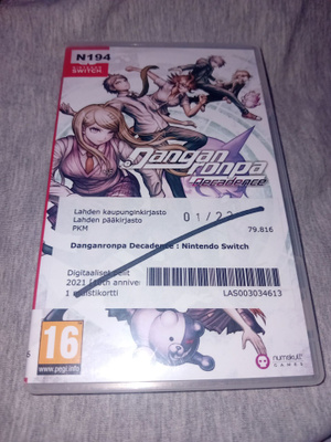 Nintendo Switch : Danganronpa Decadence ( SIS POSTIKULU )
