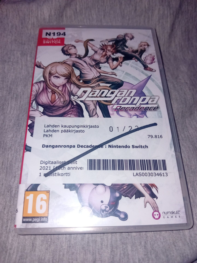Nintendo Switch  : Danganronpa Decadence ( SIS POSTIKULU )