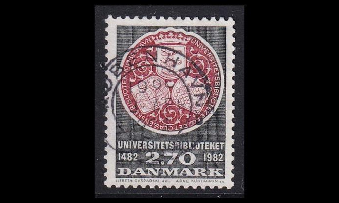 Tanska 766 o Yliopistonkirjasto 500v (1982)