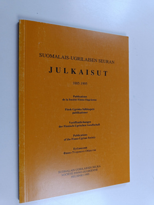 Suomalais-ugrilaisen seuran julkaisut 1885-1993 Publicati...