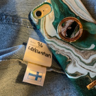 Vaalea tilkku farkkumekko tunika ompelijalla teetetty 36 - pikkukuva 5