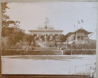 Viipuri Esplanad Paviljongen Postikortti originaali