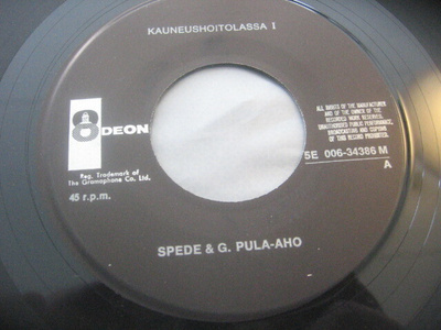 7" - Spede & Pula-Aho - Kauneushoitolassa I & II