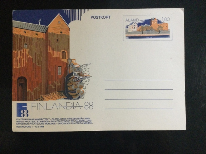 FINLANDIA 88 - ÅLAND.  FILATELIAN MAAILMANNÄYTTELY.